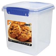 SISTEMA TRANSPARENT KLIP IT COOKIE AND BISCUIT STORAGE TUB